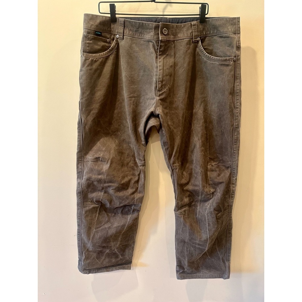 Kuhl Free Rydr Pants Men 40x30 Brown‎ Vintage Patina Articulated Knee